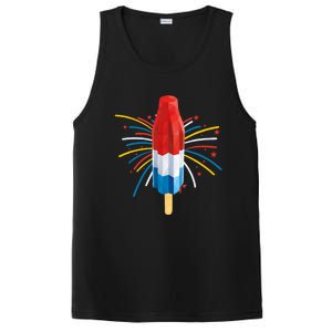 Fourth Of July Fireworks Popsicle Lover Unique PosiCharge Competitor Tank