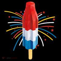 Fourth Of July Fireworks Popsicle Lover Unique Womens T-Shirt