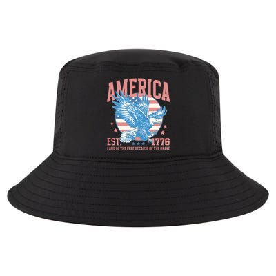 Fourth Of July 1776 Cool Comfort Performance Bucket Hat