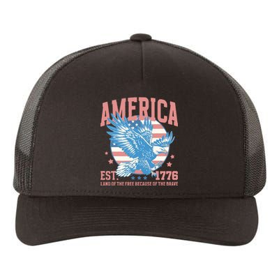 Fourth Of July 1776 Yupoong Adult 5-Panel Trucker Hat