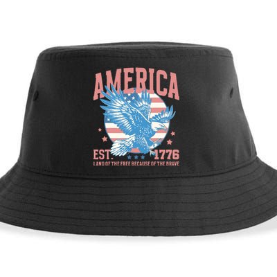 Fourth Of July 1776 Sustainable Bucket Hat