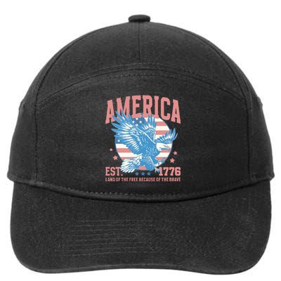 Fourth Of July 1776 7-Panel Snapback Hat