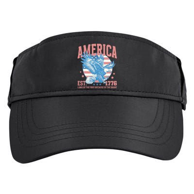 Fourth Of July 1776 Adult Drive Performance Visor