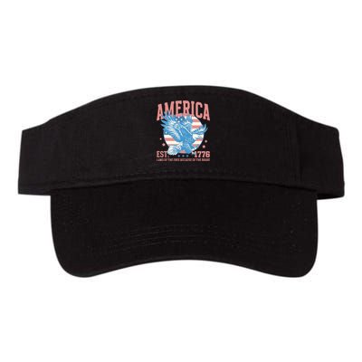 Fourth Of July 1776 Valucap Bio-Washed Visor