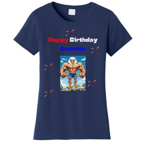 Fourth Of July Happy Birthday America Women's T-Shirt