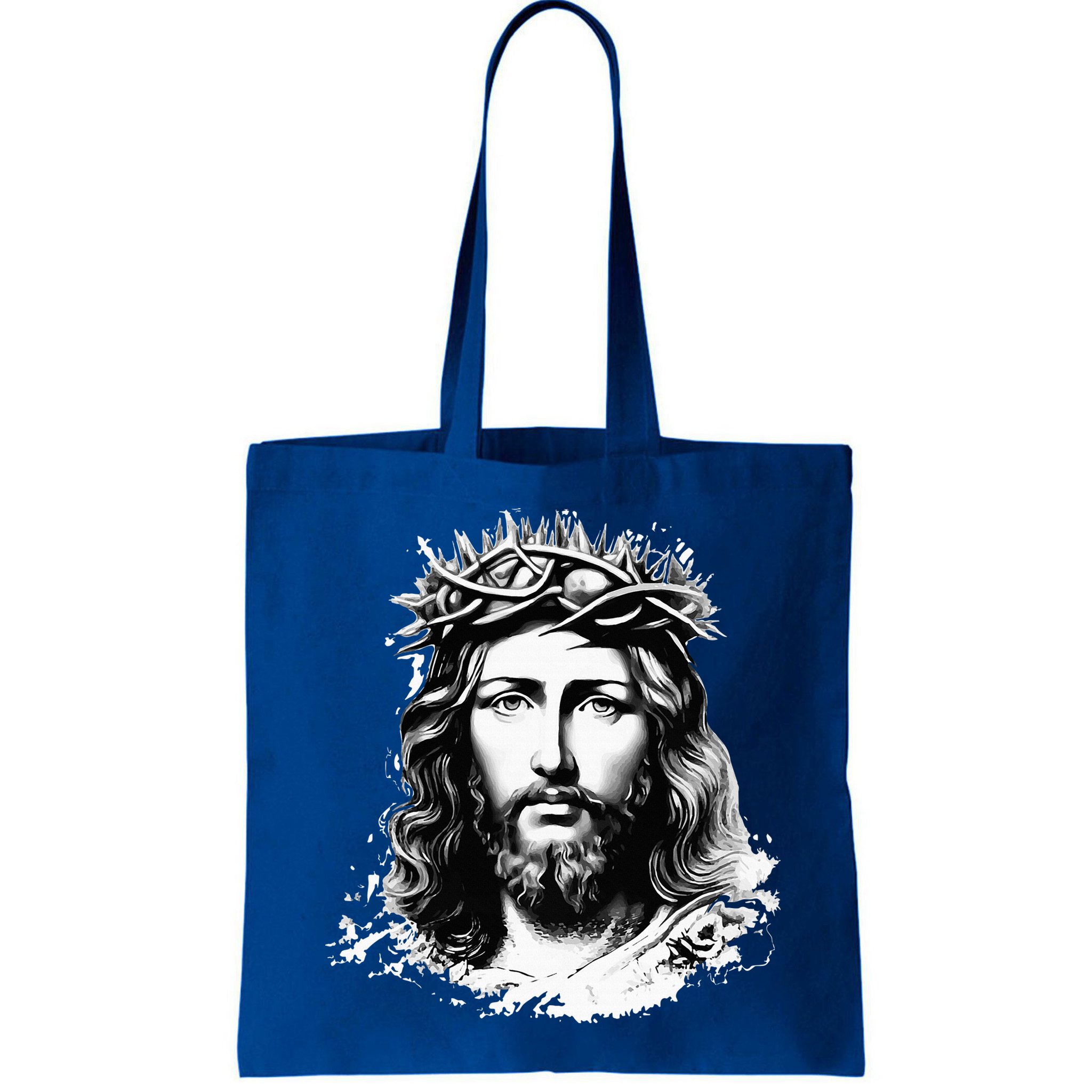 Face Of Jesus Christ Crown Of Thorns Catholic Faith Bag