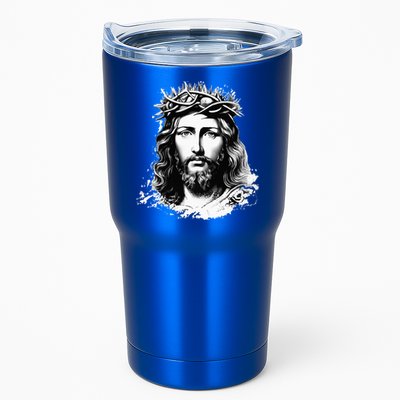 Face Of Jesus Christ Crown Of Thorns Catholic Faith Tumbler