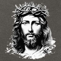 Face Of Jesus Christ Crown Of Thorns Catholic Faith Cotton Canvas Backpack