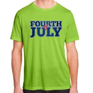 Fourth Of July Patriotic Holiday Adult ChromaSoft Performance T-Shirt