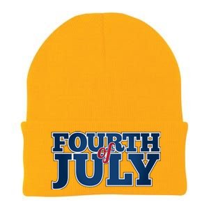 Fourth Of July Patriotic Holiday Knit Cap Winter Beanie