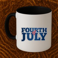 Fourth Of July Patriotic Holiday Mug