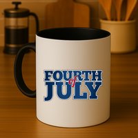 Fourth Of July Patriotic Holiday Mug