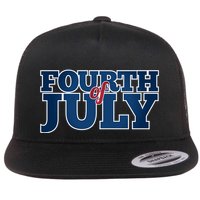 Fourth Of July Patriotic Holiday Flatbill Hat