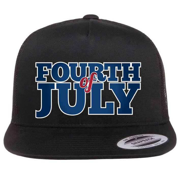 Fourth Of July Patriotic Holiday Flatbill Hat