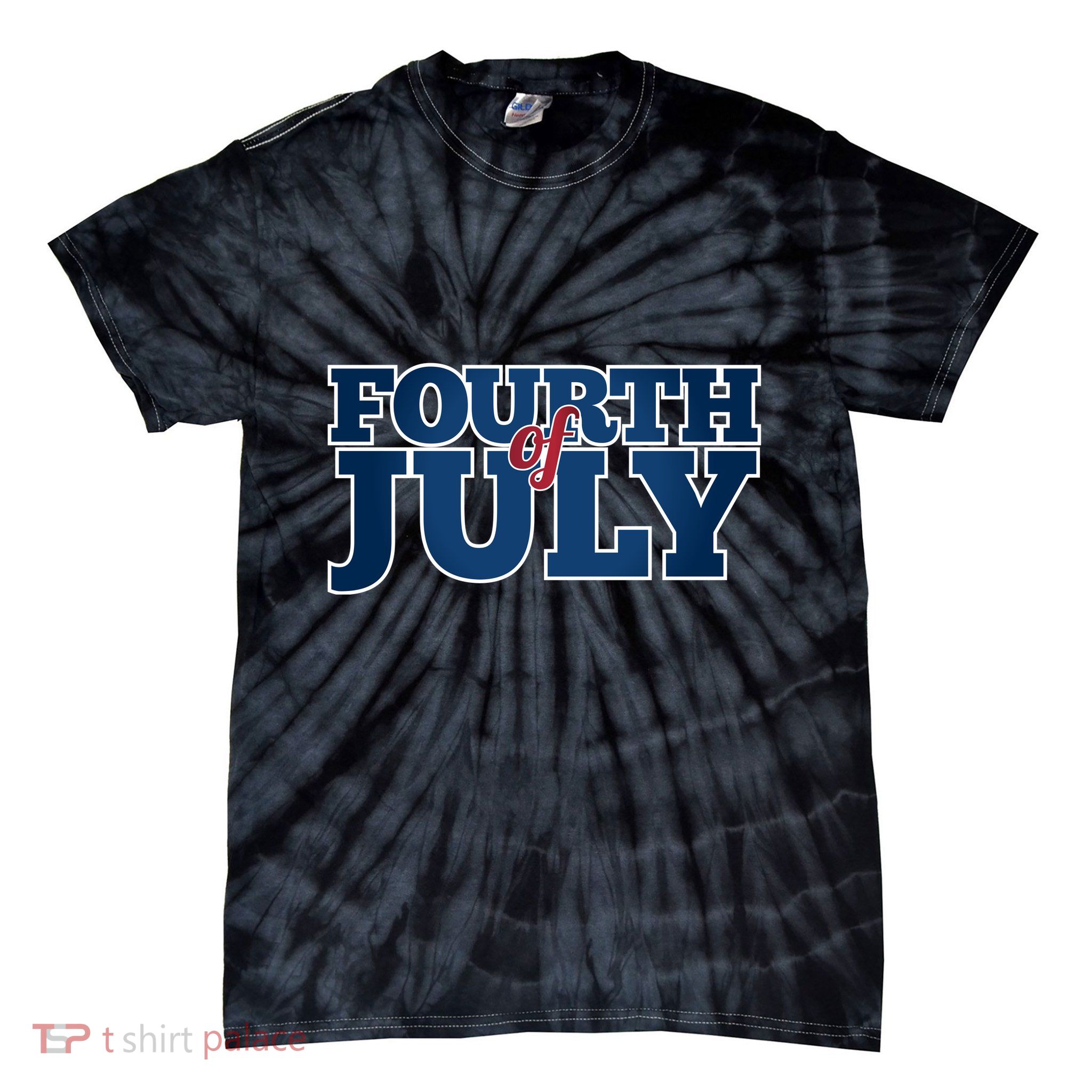 Fourth Of July Patriotic Holiday Tie-Dye T-Shirt