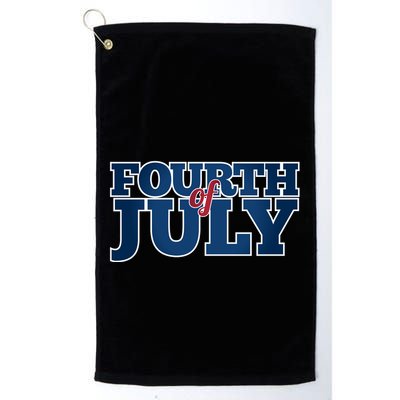 Fourth Of July Patriotic Holiday Golf Towel