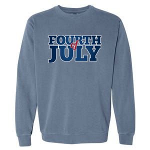 Fourth Of July Patriotic Holiday Garment-Dyed Sweatshirt