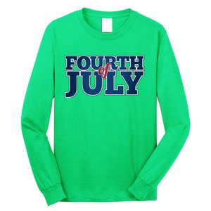 Fourth Of July Patriotic Holiday Long Sleeve Shirt