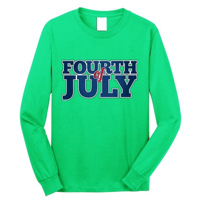 Fourth Of July Patriotic Holiday Long Sleeve Shirt