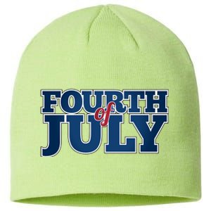 Fourth Of July Patriotic Holiday Sustainable Beanie