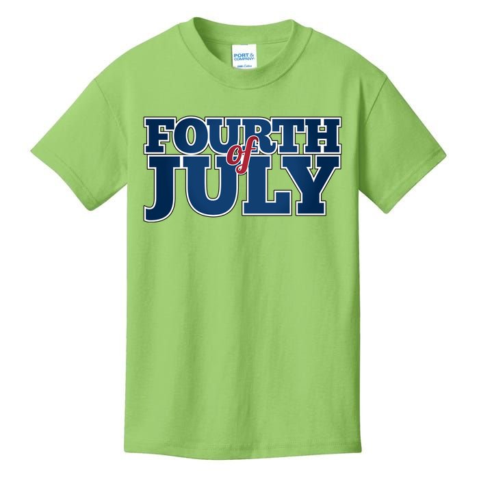 Fourth Of July Patriotic Holiday Kids T-Shirt