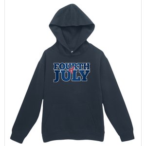 Fourth Of July Patriotic Holiday Urban Pullover Hoodie