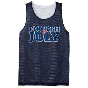 Fourth Of July Patriotic Holiday Mesh Reversible Basketball Jersey Tank