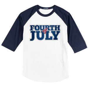 Fourth Of July Patriotic Holiday Baseball Sleeve Shirt