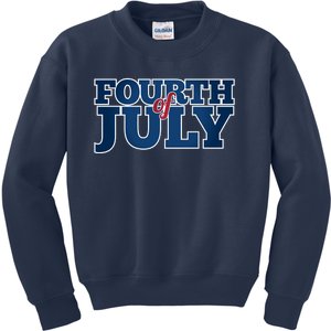 Fourth Of July Patriotic Holiday Kids Sweatshirt