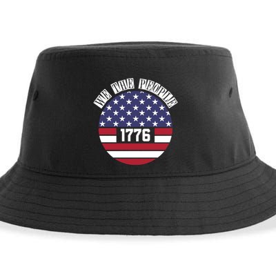 Fourth Of July We The People 1776 Gift Usa Constitution Gift Sustainable Bucket Hat