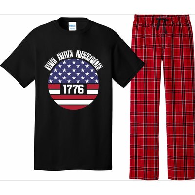 Fourth Of July We The People 1776 Gift Usa Constitution Gift Pajama Set