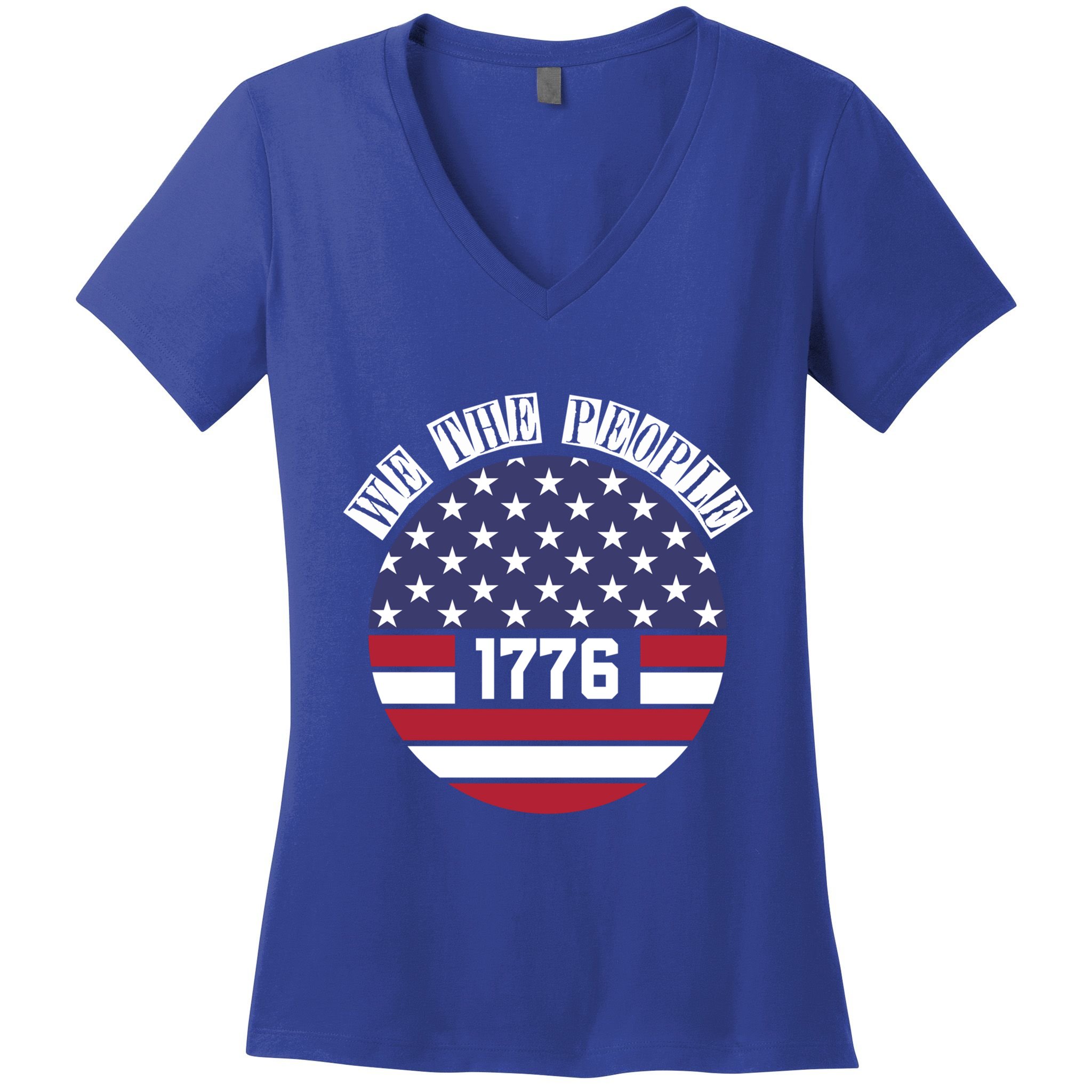 Fourth Of July We The People 1776 Gift Usa Constitution Gift Women's V-Neck T-Shirt