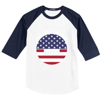 Fourth Of July We The People 1776 Gift Usa Constitution Gift Baseball Sleeve Shirt