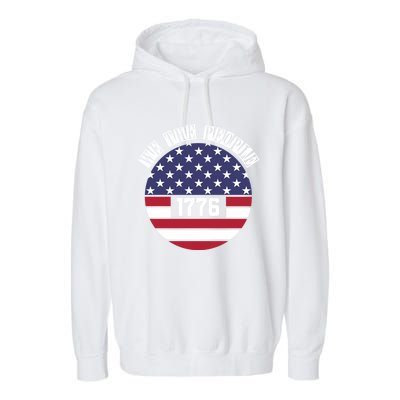 Fourth Of July We The People 1776 Gift Usa Constitution Gift Garment-Dyed Fleece Hoodie