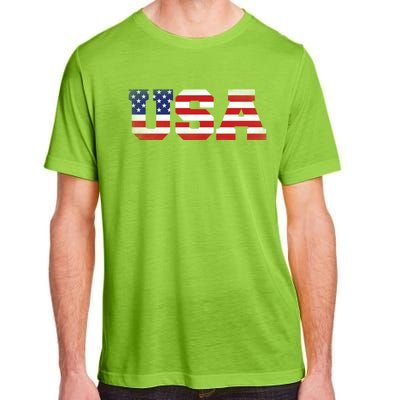 Fourth Of July 4th July Us America Flag Adult ChromaSoft Performance T-Shirt