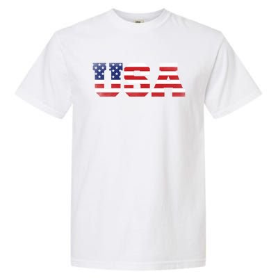 Fourth Of July 4th July Us America Flag Garment-Dyed Heavyweight T-Shirt