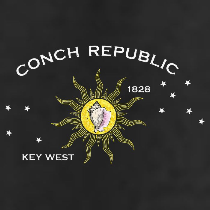 FLAG OF KEY WEST FLORIDA CONCH REPUBLIC Adult Drive Performance Visor