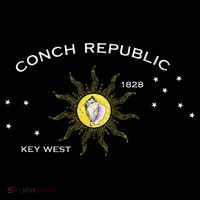 FLAG OF KEY WEST FLORIDA CONCH REPUBLIC Drawstring Bag