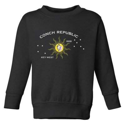 FLAG OF KEY WEST FLORIDA CONCH REPUBLIC Toddler Sweatshirt