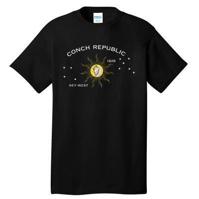 Flag Of Key West Florida Conch Republic Tall T-Shirt