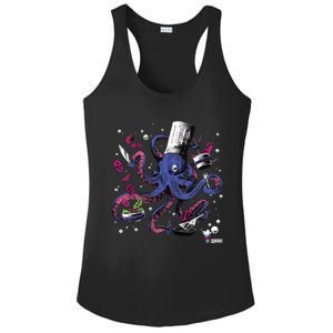 Funny Octopus Kitchen Chef Humor Ladies PosiCharge Competitor Racerback Tank