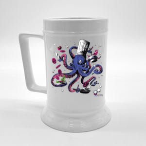 Funny Octopus Kitchen Chef Humor Beer Stein