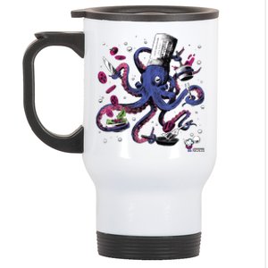 Funny Octopus Kitchen Chef Humor Stainless Steel Travel Mug