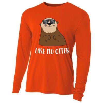 Funny Otter Like No Otter Funny Sea Otter Cute Gift Cooling Performance Long Sleeve Crew