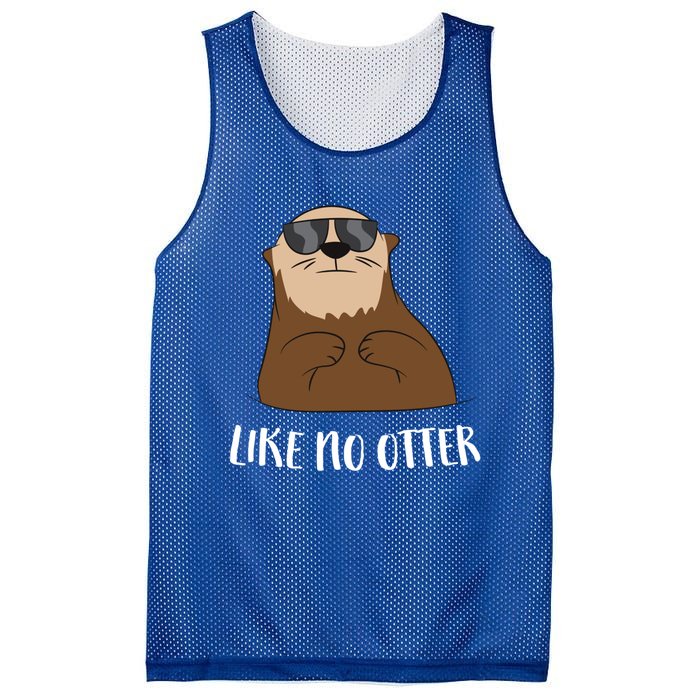 Funny Otter Like No Otter Funny Sea Otter Cute Gift Mesh Reversible Basketball Jersey Tank