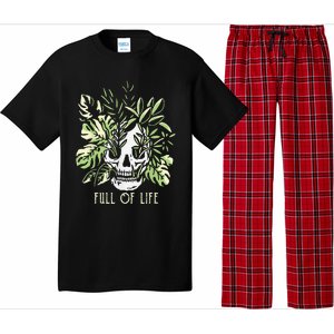 Full Of Life Skull Gardening Garden Pajama Set