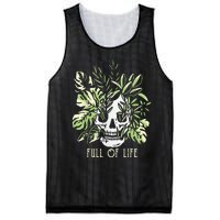 Full Of Life Skull Gardening Garden Mesh Reversible Basketball Jersey Tank