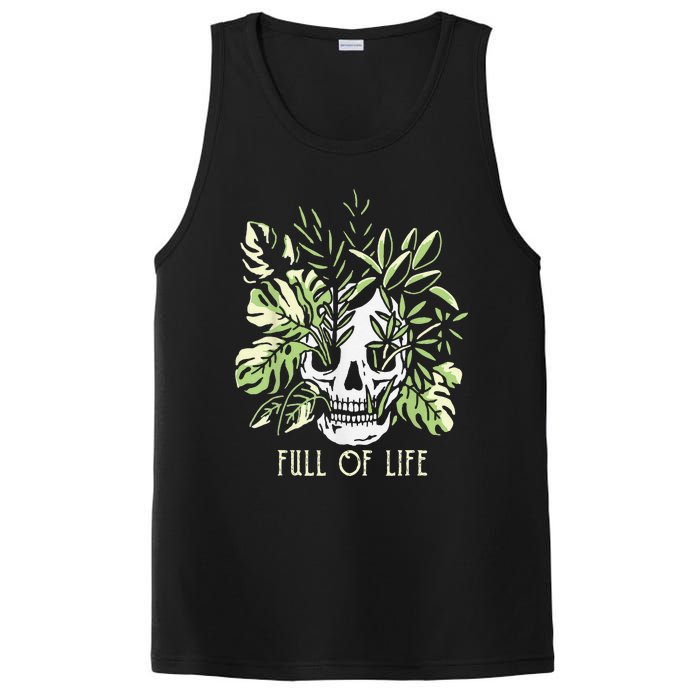 Full Of Life Skull Gardening Garden PosiCharge Competitor Tank