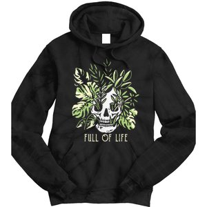 Full Of Life Skull Gardening Garden Tie Dye Hoodie