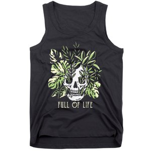 Full Of Life Skull Gardening Garden Tank Top